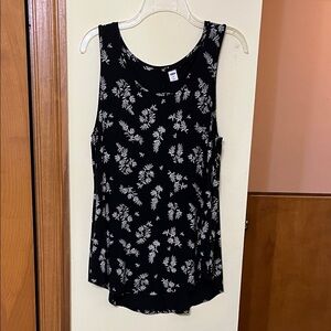 2 for $20 Floral Black Sleeveless Top